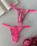Calcinha Fio Collor - Rosa Dior e Pink Neon