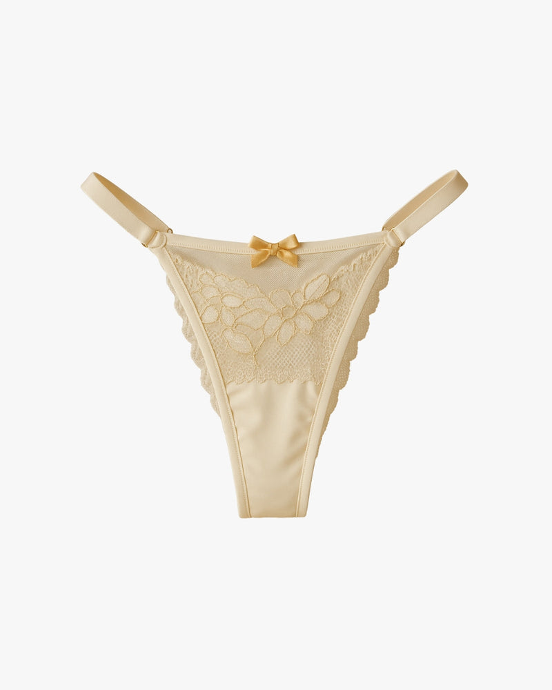 Calcinha J’adore em Microfibra com Renda e Regulagem